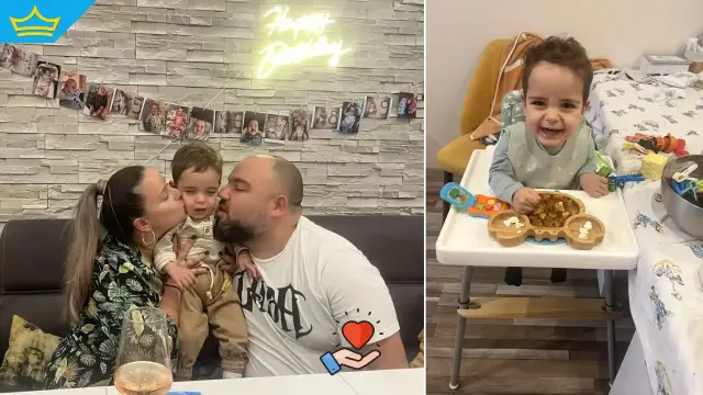 Малкият Виктор се нуждае от подкрепа, за да проходи