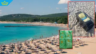 Морето е изхвърлило сакове с над 40 кг. канабис на плажове край Варна (видео)