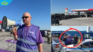 Полицията арестува вицепрезидента на КНСБ на протеста на горските служители на АМ „Тракия”