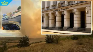 Не, пожарът край учебен център "Сливница" не е причинен от военно учение