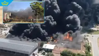 Изключват версията за умишлен палеж в завода за пластмаса в Средец (видео)