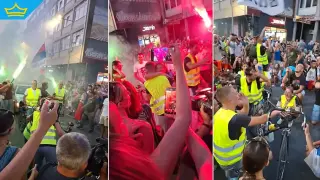 След пореден протест в Сърбия политици от партията на Вучич хвърляха предмети по хората (видео)