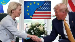 САЩ и ЕС избегнаха търговска война с историческо споразумение между Тръмп и фон дер Лайен (видео)