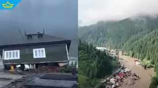 Силни бури удариха част от Румъния, има опасност от преливане на реки