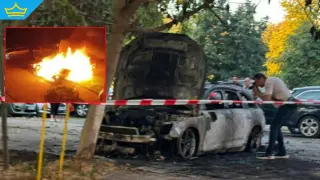 Запалиха колата на шефа на полицията в Козлодуй