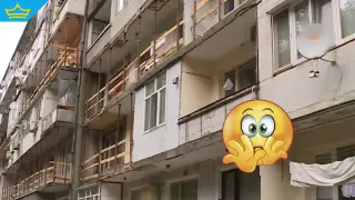 Цял блок в Свищов остана без тераси след прекъснато саниране (видео)