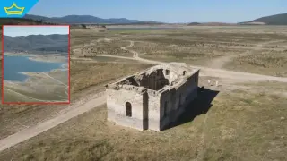 "Потопената" църква вече не е потопена заради пресъхване на язовира