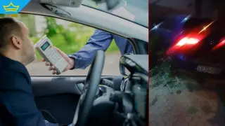 Пиян шофьор прелетя през градинка и се заби в жилищен блок в столицата (видео)