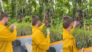 Инфлуенсър предизвика възмущение след унизително видео с племенни жители на Индонезия