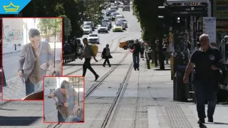 Психично болна жена се разхожда с нож и заплашва хора в центъра на София (видео)