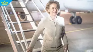 Урсула фон дер Лайен кацна принудително в Пловдив след гаф със самолета ѝ
