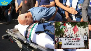 Повече от 250 медии по света протестираха срещу убийствата на журналисти в Ивицата Газа