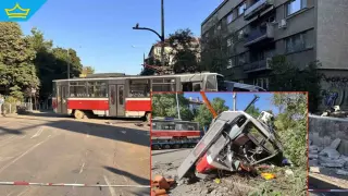 Уволнение грози ватмана на трамвая, който дерайлира вчера до Румънското посолство (видео)