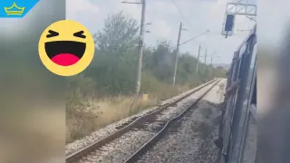 БДЖ реалност: Влак стои с часове в поле заради "накъдрени" релси