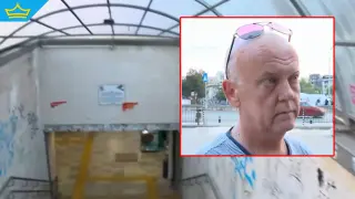 Известен художник е бил нападнат с шило в столичен подлез (видео)