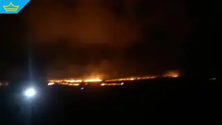 Пожар край Карнобат доведе до частично бедствено положение в района