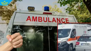 След нападението над линейки в Бургас: Извършителят прегазил и крака на свидетел, който се опитал да го спре (видео)