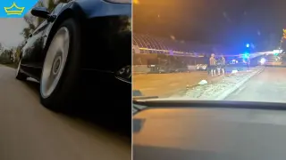 Пикап навлезе в насрещното на столичен булевард и помете три автомобила (видео)