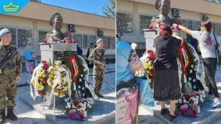 Паметник на първата жена пилот у нас бе открит в родното ѝ село (видео)