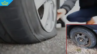 Мъж наряза гумите на 13 автомобила в монтанско село (видео)