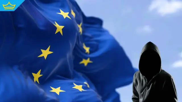 Съдят мъж, който запалил знамето на ЕС пред БНБ