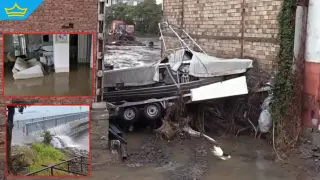 Порои в Ахтопол и Лозенец наводниха улици и приземни етажи (видео)