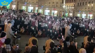 Млада рускиня беше задържана за изпълнени на улицата песни на "чуждестранни агенти"