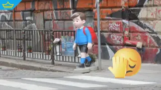 Глобиха студента, поставил детски фигури на опасни пешеходни пътеки в София