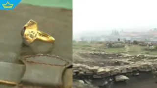 Изящен златен пръстен откриха археолози при разкопки на хълма Трапезица във Велико Търново