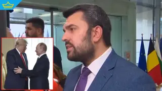 Целуващият ръце министър Георг Георгиев се ангажира да осигури въздушен коридор на Путин за срещата му с Тръмп (видео)