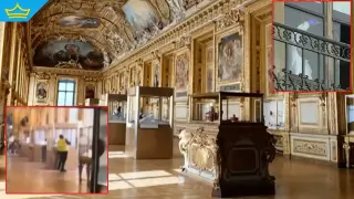 Задържаха двама души за обира на бижута в Лувъра (видео)