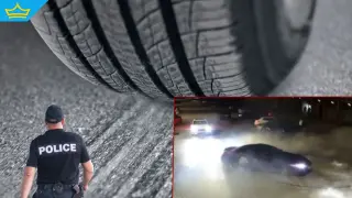 Задържаха млад шофьор с повече от 40 нарушения, след като опита да избяга от полицейска проверка (видео)