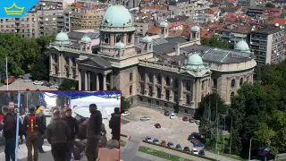 Сблъсъци пред парламента в Белград, арестуваха десетки протестиращи (видео)