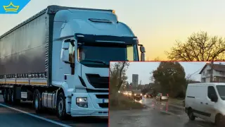 Жители на Божурище излязоха на протест заради тежкотоварния трафик, минаващ през града (видео)