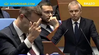 Депутат показа среден пръст на Костадинов, "възрожденецът": Ще ти го навра не знам къде (видео)