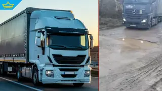 Жители на Перник протестират заради разрушен от тежкотоварни камиони път (видео)