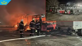 След пожара в Костинброд общината отпуска 400 000 лв. за нови автобуси (видео)