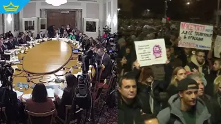 Въпреки протеста: ГЕРБ, ДПС и съюзниците им одобриха скока на осигуровките