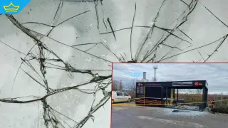 Колa се вряза в заведение на паркинг във Враца, двама са в болница (видео)