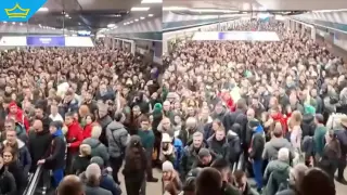 Софийското метро се задъха от протестиращи