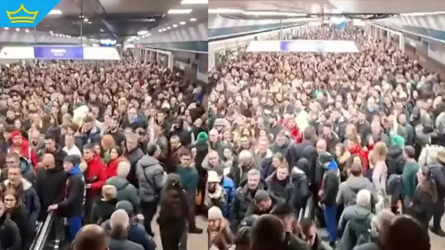 Софийското метро се задъха от протестиращи