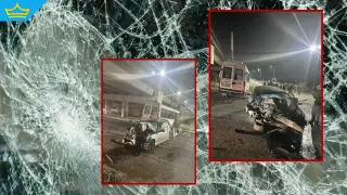 Тежка катастрофа между лека кола и микробус под Северната тангента рани 10 души (видео)