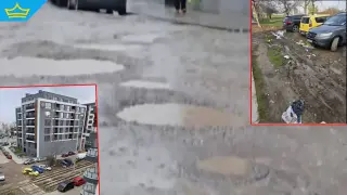 Жители на столичен квартал протестират срещу "лунен пейзаж" до метрото (видео)