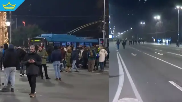Десетки блокираха кръстовището на „Орлов мост“ след края на многохилядния протест в София