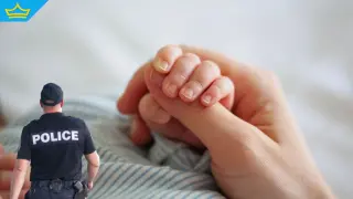 Майка благодари на полицай, ескортирал я за спешното раждане на близнаците ѝ (видео)