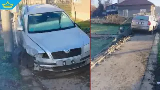 Почерпен шофьор превърна двор в Монтанско в паркинг (видео)