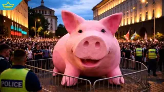 Розовото прасе тръгва на турне след протеста срещу изборния модел