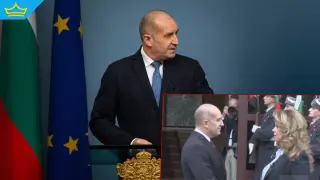 Румен Радев напусна президентството, изпратен от Илияна Йотова (видео)