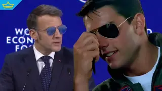 Докато светът спореше за новия ред, Макрон обра овациите с… очила