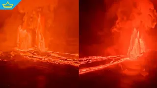 Вулканът Килауеа изригна с 480-метров стълб от лава и пепел (видео)